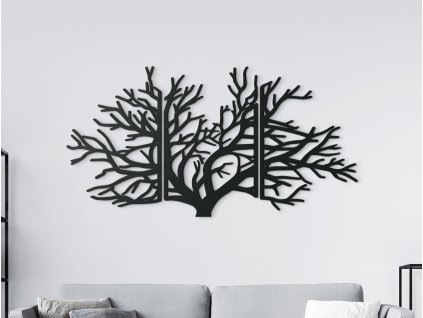 Viacdielna nálepka Strom (Dimensioni del quadro 69 x 133 cm, Colore del quadro Antracite)