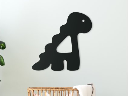 Nálepka do detskej izby Dinosaurus (Dimensioni del quadro 64 x 65 cm, Colore del quadro Antracite)