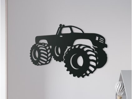 Detská nálepka Terénne auto (Dimensioni del quadro 62 x 89 cm, Colore del quadro Antracite)