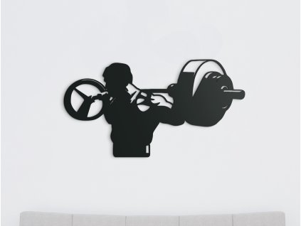 Drevená nálepka Fitnesák (Dimensioni del quadro 48 x 89 cm, Colore del quadro Antracite)