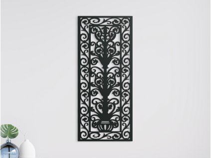 Drevený panel Rajská brána (Dimensioni del quadro 89 x 38 cm, Colore del quadro Antracite)