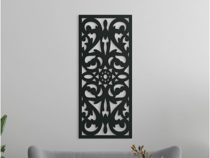 Drevený panel na stenu Fantázia orientu (Dimensioni del quadro 89 x 38 cm, Colore del quadro Antracite)