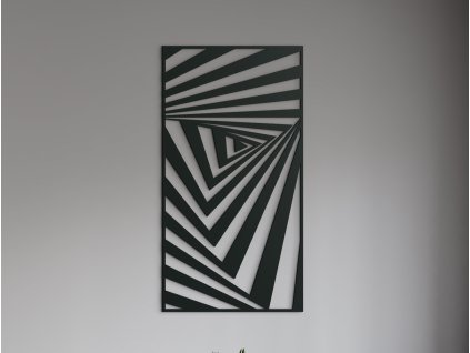 Drevený obraz na stenu Tunel (Dimensioni del quadro 89 x 47 cm, Colore del quadro Antracite)