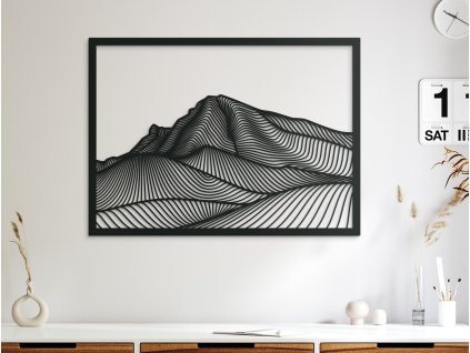 Obraz Veľký Choč (Dimensioni del quadro 65 x 89 cm, Colore del quadro Antracite)