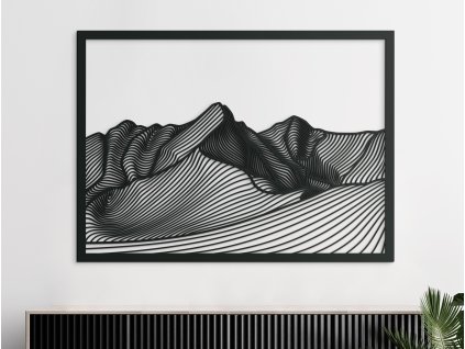 Obraz Baníkov - Roháče (Dimensioni del quadro 65 x 89 cm, Colore del quadro Antracite)