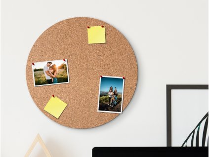 Kruhová korková nástenka (Dimensioni del quadro 44 x 44 cm)