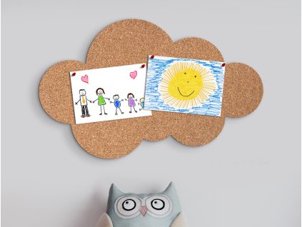 Korková nástenka Obláčik (Dimensioni del quadro 43,5 x 70 cm)