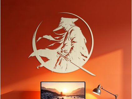 Detská okrúhla nálepka Bojovník v klobúku (Dimensioni del quadro 83 x 89 cm, Colore del quadro Antracite)