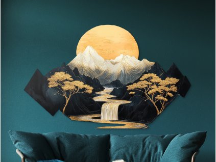 Obraz Hory zaliate slnkom (Dimensioni del quadro 71,5 x 115 cm, Finitura 3D)