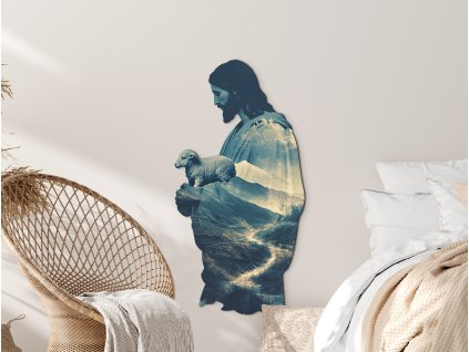 Obraz na stenu Pod ochranou Pastiera (Dimensioni del quadro 130 x 66 cm, Finitura 3D)