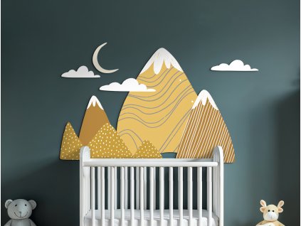 Dekorácia do detskej izby Pieskové hory (Dimensioni del quadro 120 x 200 cm, Finitura 3D)