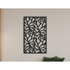 Vyrezávaný obraz na stenu Listy (Dimensioni del quadro 89 x 56 cm, Colore del quadro Antracite)