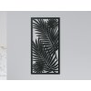Obraz z dreva Palmové listy (Dimensioni del quadro 89 x 45 cm, Colore del quadro Antracite)