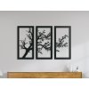 3-dielny obraz Strom vo vetre (Dimensioni del quadro 55 x 89 cm, Colore del quadro Antracite)