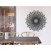 Drevená Mandala na stenu (Dimensioni del quadro 89 x 89 cm, Colore del quadro Antracite)