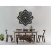 Mandala z dreva na stenu Kvet (Dimensioni del quadro 89 x 89 cm, Colore del quadro Antracite)