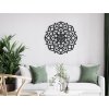 Drevená mandala na stenu Rozkvit (Dimensioni del quadro 89 x 89 cm, Colore del quadro Antracite)