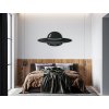Drevená nálepka na stenu UFO (Dimensioni del quadro 37 x 89 cm, Colore del quadro Antracite)