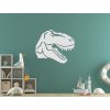 Detská nálepka Tyrannosaurus rex (Dimensioni del quadro 56 x 65 cm, Colore del quadro Antracite)