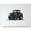 Drevená nálepka do detskej izby Traktor (Dimensioni del quadro 49,5 x 89 cm, Colore del quadro Antracite)