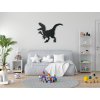 Detská nálepka Zúrivý dinosaurus (Dimensioni del quadro 51 x 65 cm, Colore del quadro Antracite)