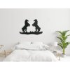 3D nálepka na stenu Vzpínajúce sa kone (Dimensioni del quadro 60 x 89 cm, Colore del quadro Antracite)