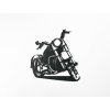 Drevená nálepka na stenu Chopper (Dimensioni del quadro 71,5 x 65 cm, Colore del quadro Antracite)