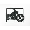 Drevený obraz na stenu Chopper (Dimensioni del quadro 65 x 84,5 cm, Colore del quadro Antracite)