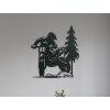 Drevená nálepka Motorka cross (Dimensioni del quadro 71 x 65 cm, Colore del quadro Antracite)
