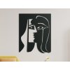 Kubistický obraz Dve tváre ženy (Dimensioni del quadro 80 x 65 cm, Colore del quadro Antracite)