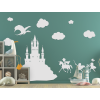 Set di adesivi Castello (11 pz) (Colore del quadro Grigio)