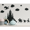 Set di adesivi Castello (11 pz) (Colore del quadro Grigio)