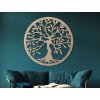 Okrúhly Strom života Rodokmeň (Dimensioni del quadro 65 x 65 cm, Colore del quadro Antracite)