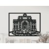 Obraz Fontána di Trevi (Dimensioni del quadro 89 x 122 cm, Colore del quadro Antracite)