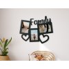 Fotorámik na stenu s nápisom Family (Dimensioni del quadro 32,5 x 40 cm, Colore del quadro Antracite)