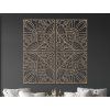 Mandala multidirezionale da parete Equilibrio (Colore del quadro Grigio, Dimensioni del quadro 93 x 93,5 cm)