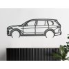 Drevený obraz BMW X7 (Dimensioni del quadro 46 x 133 cm, Colore del quadro Antracite)