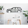 Obraz Jeep Grand Cherokee (Dimensioni del quadro 48 x 133 cm, Colore del quadro Antracite)