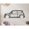 Nálepka Mini Cooper 13 (Dimensioni del quadro 50 x 133 cm, Colore del quadro Antracite)