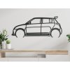 Obraz Suzuki Swift 08 (Dimensioni del quadro 55,5 x 133 cm, Colore del quadro Antracite)