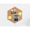 Korková tabuľa na stenu Hexagon (Dimensioni del quadro 40 x 34,5 cm)