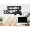 Detská nálepka na stenu Gaming zone (Dimensioni del quadro 46,5 x 89 cm, Colore del quadro Antracite)