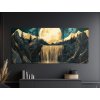 Trojdielny obraz Mesačný vodopád (Formato del quadro A1, Colore della cornice Senza cornice, Finitura 3D)