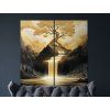 Quadro multidirezionale Cascata d’oro (Dimensioni del quadro 71 x 71 cm, Finitura Opaco)