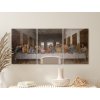 Trojdielny obraz Posledná večera (Formato del quadro A1, Colore della cornice Senza cornice, Finitura 3D)