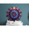 Mandala floreale Saggezza viola (Dimensioni del quadro 33,5 x 33 cm, Finitura Opaco)