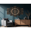Mandala multidirezionale Nucleo d’oro (Dimensioni del quadro 70 x 104,5 cm, Finitura Opaco)
