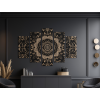 Mandala multidirezionale Nucleo d’oro (Dimensioni del quadro 70 x 104,5 cm, Finitura Opaco)