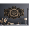 Mandala multidirezionale Nucleo d’oro (Dimensioni del quadro 70 x 104,5 cm, Finitura Opaco)