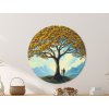 Okrúhly Strom života Odkaz (Dimensioni del quadro 89 x 89 cm, Finitura 3D)